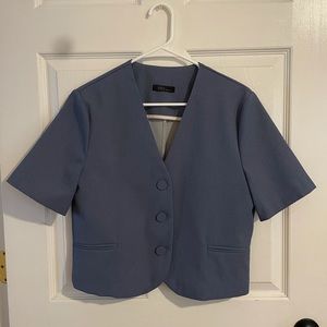 Pastel dark blue blazer